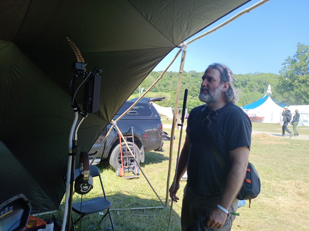 Photosynth at the Electromagnetic Fields Festival, 2024.